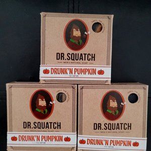 SOLD - Dr. Squatch Drunk'n Pumpkin Limited Edition - 3 Briccs - Original Batch
